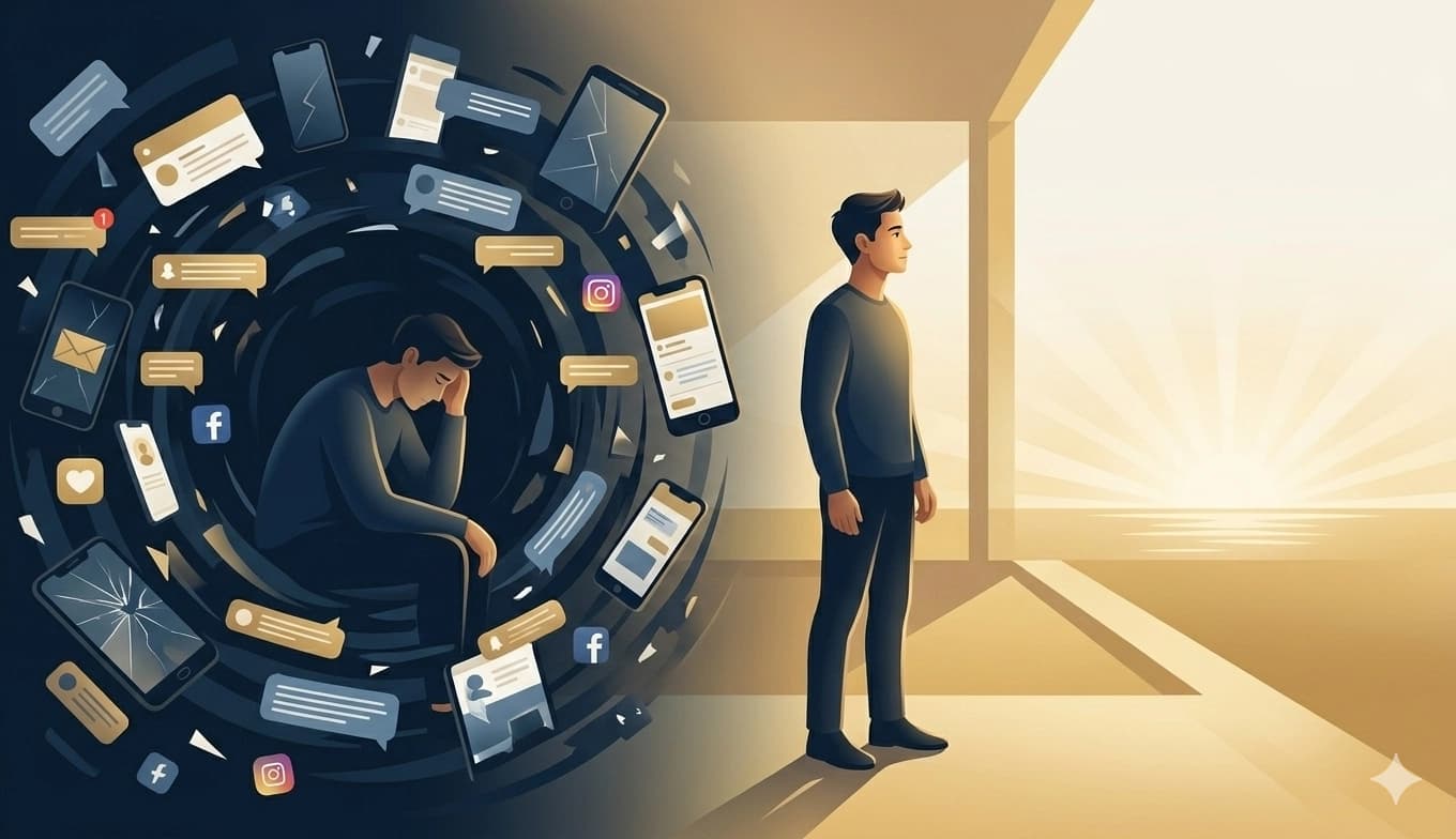 Youth crossing a threshold from distraction to structure