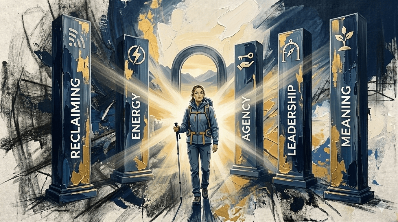 Diagram showing how the REALM pillars reinforce each other